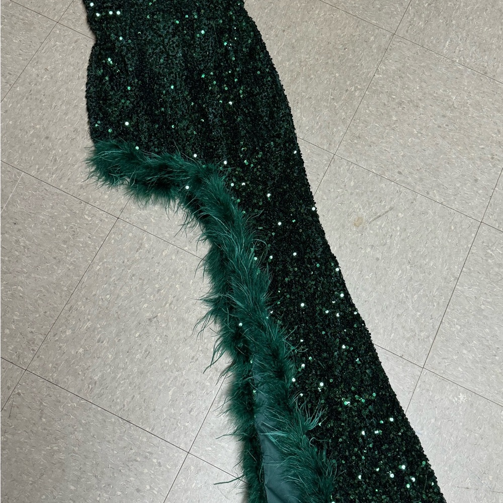Lulus Strapless Sequin Dress - image 6